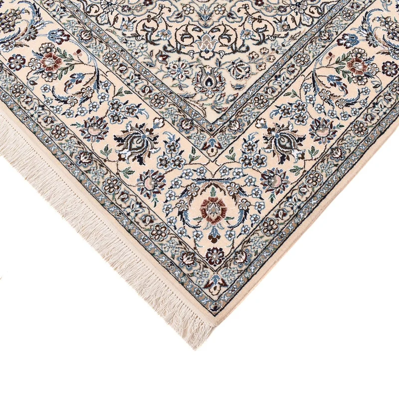 Perserteppich - Nain - Royal - 204 x 315 cm - weiß