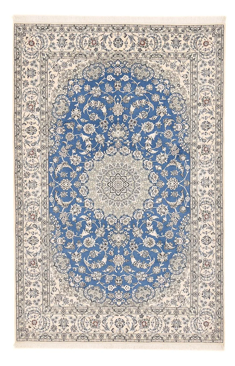 Nain - 6La Teppich 206x309cm - Perserteppich - blau