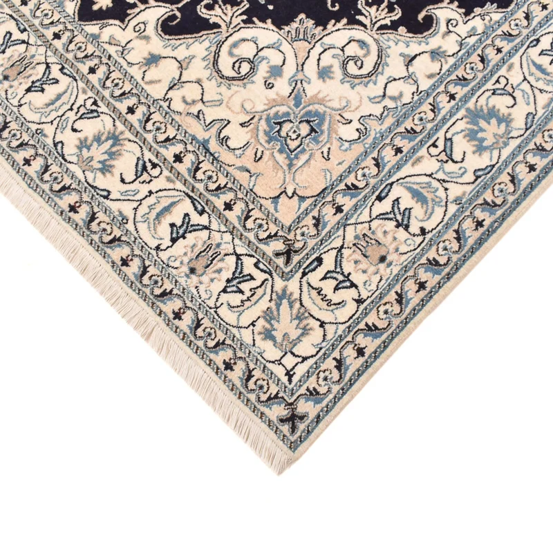 Nain - 12La Teppich 166x245cm - Perserteppich - dunkelblau