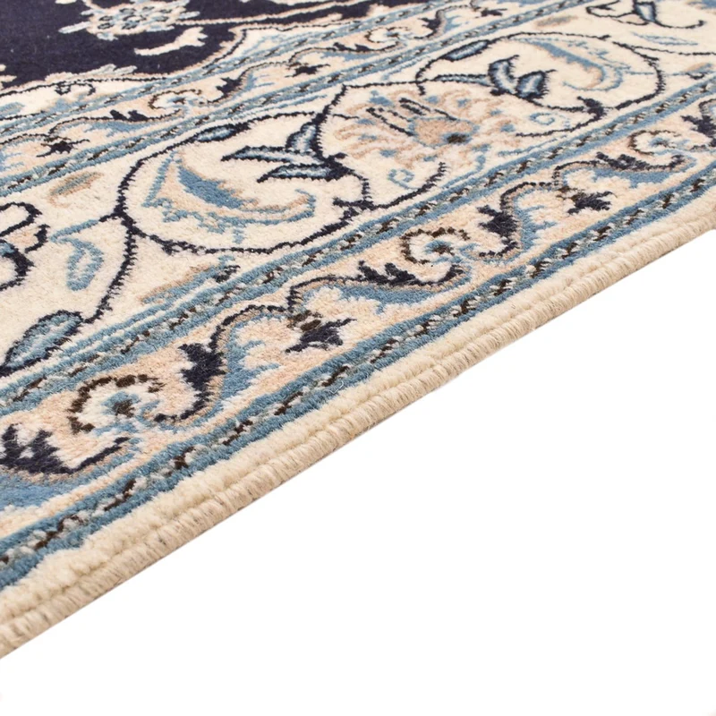 Nain - 12La Teppich 166x245cm - Perserteppich - dunkelblau