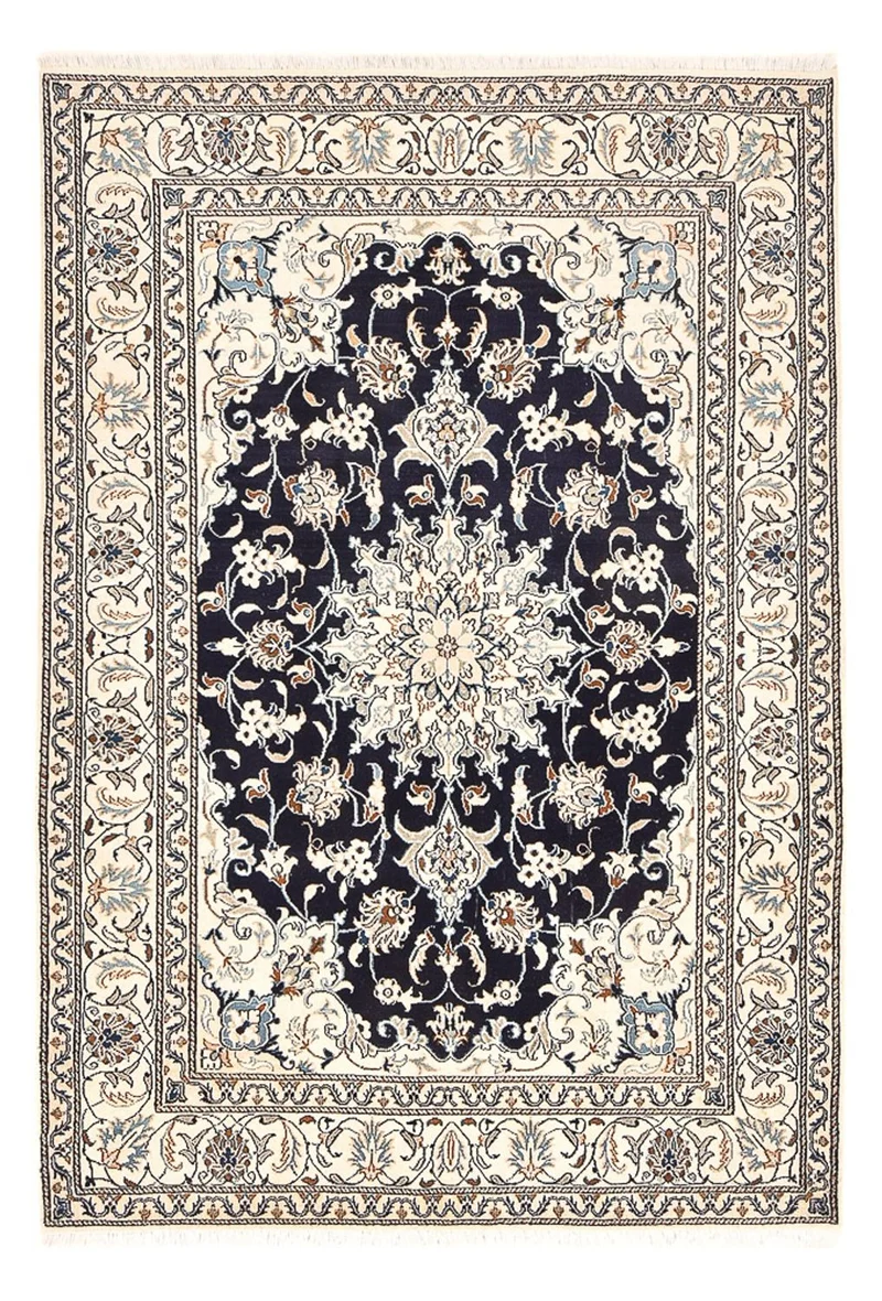 Nain - 12La Teppich 165x237cm - Perserteppich - dunkelblau