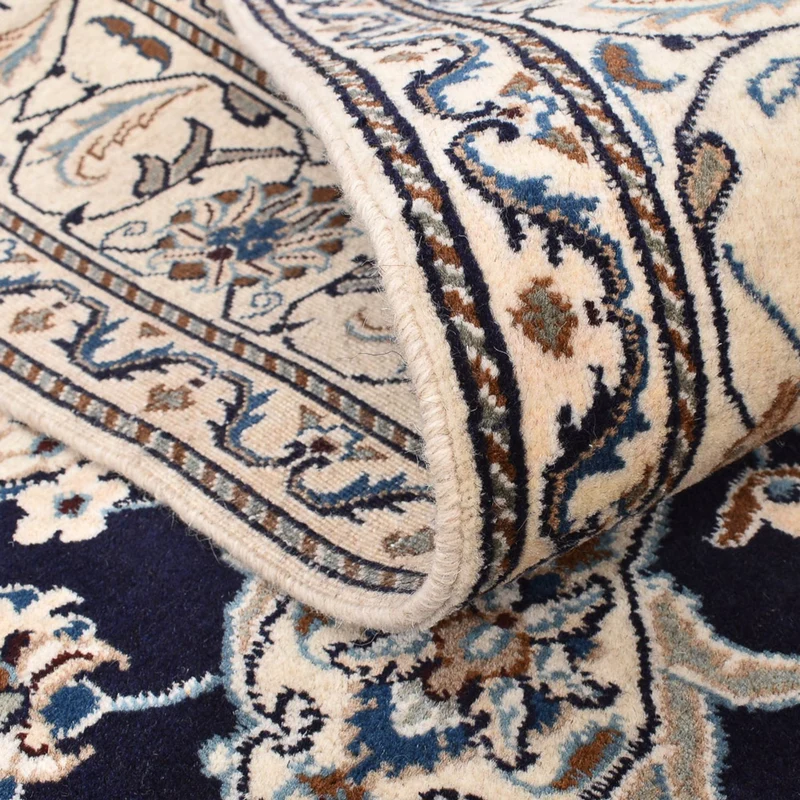 Nain - 12La Teppich 165x237cm - Perserteppich - dunkelblau