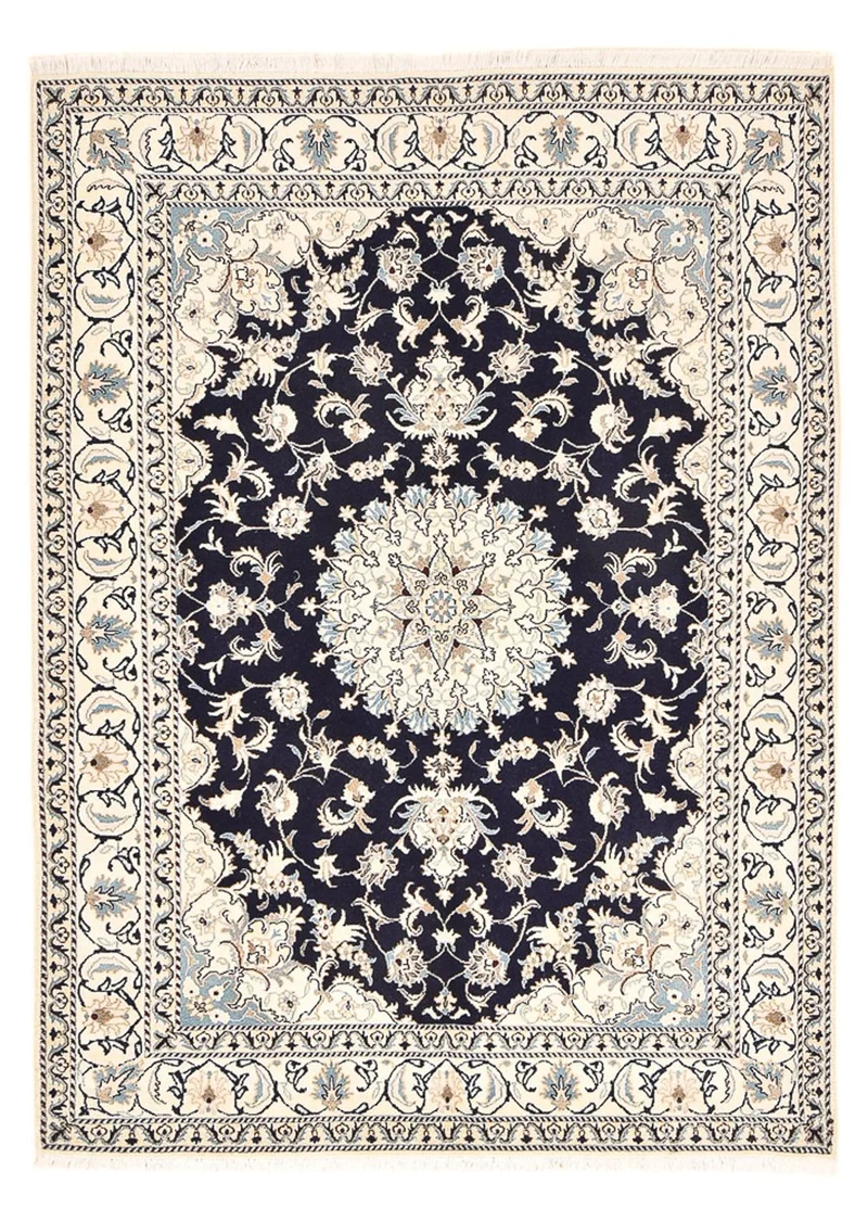 Nain - 12La Teppich 169x237cm - Perserteppich - dunkelblau
