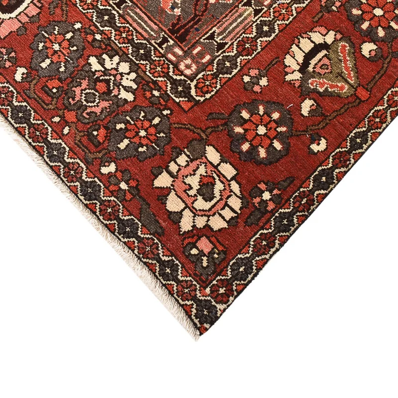 Perserteppich - Nomadic - 205 x 297 cm - dunkelrot
