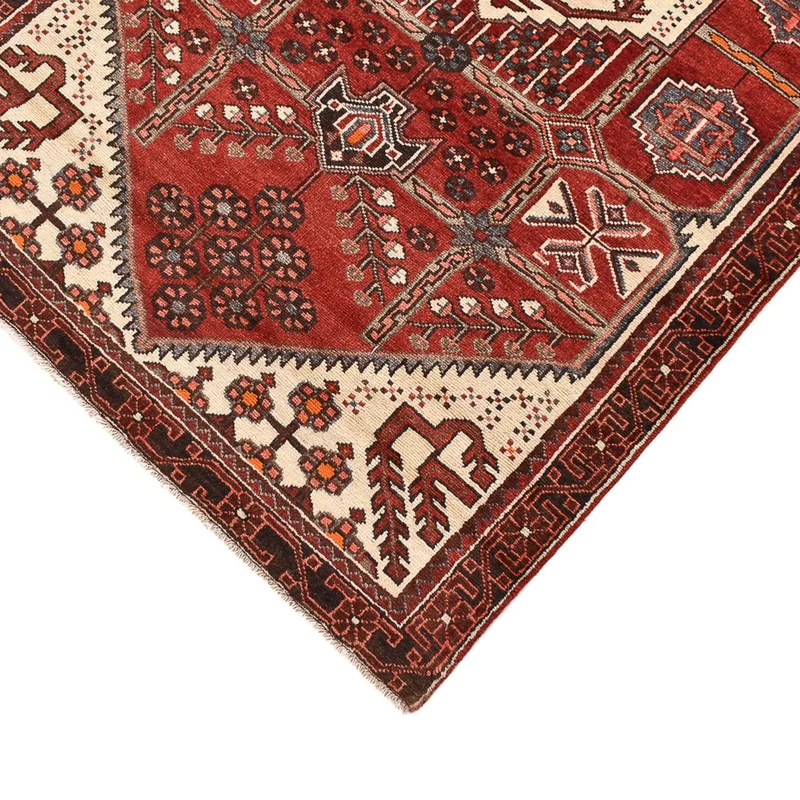 Hamadan Teppich 103x297cm - Perserteppich - rot