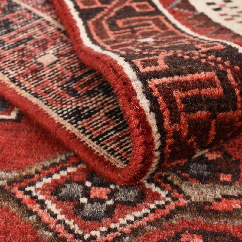 Hamadan Teppich 103x297cm - Perserteppich - rot