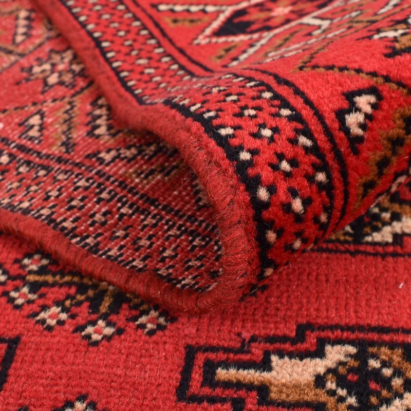 Turkaman Teppich 98x273cm - Orientteppich - rot