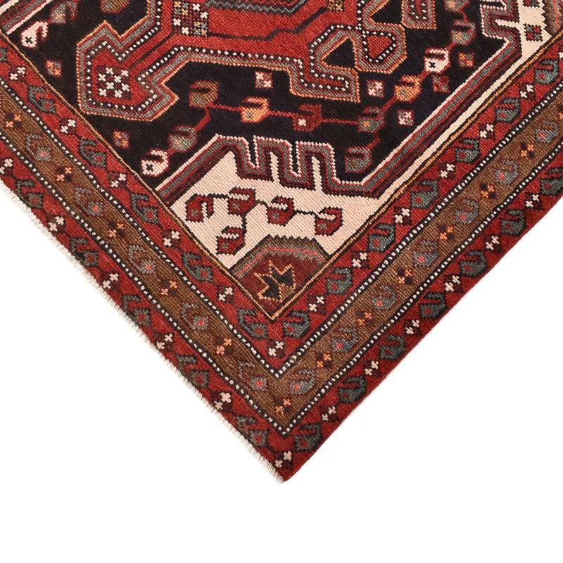 Hamadan Teppich 104x283cm - Perserteppich - rot