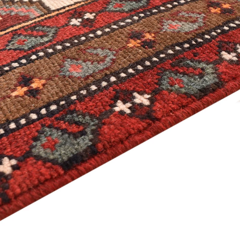 Hamadan Teppich 104x283cm - Perserteppich - rot