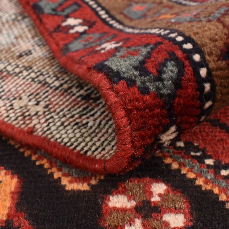 Hamadan Teppich 104x283cm - Perserteppich - rot
