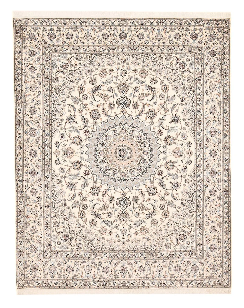 Nain - 6La Teppich 251x313cm - Perserteppich - weiß