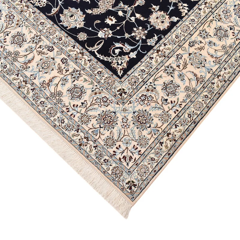 Nain - 6La Teppich 209x297cm - Perserteppich - dunkelblau