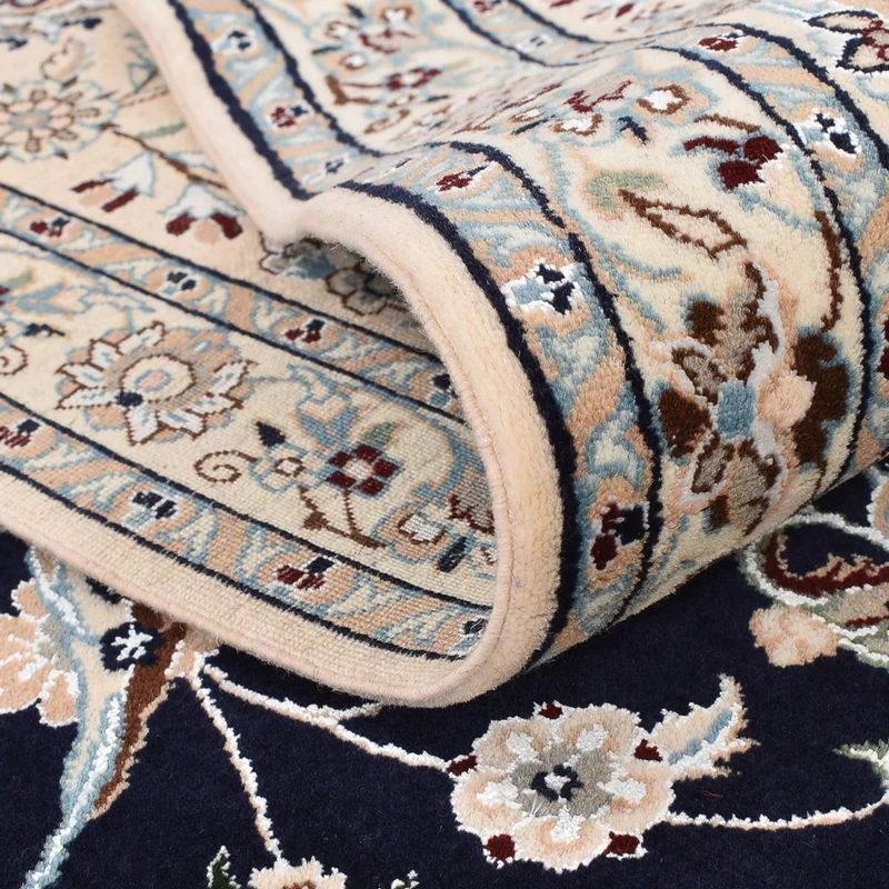 Nain - 6La Teppich 209x297cm - Perserteppich - dunkelblau