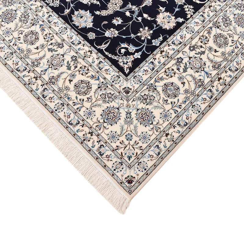 Nain - 6La Teppich 210x310cm - Perserteppich - dunkelblau