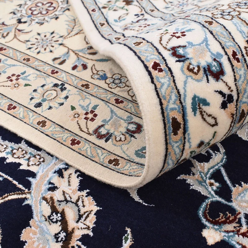 Nain - 6La Teppich 210x310cm - Perserteppich - dunkelblau