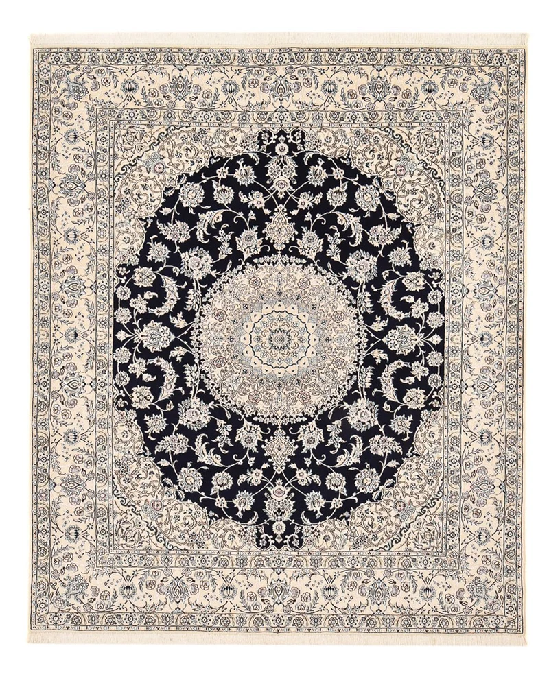 Nain - 9La Teppich 250x303cm - Perserteppich - dunkelblau
