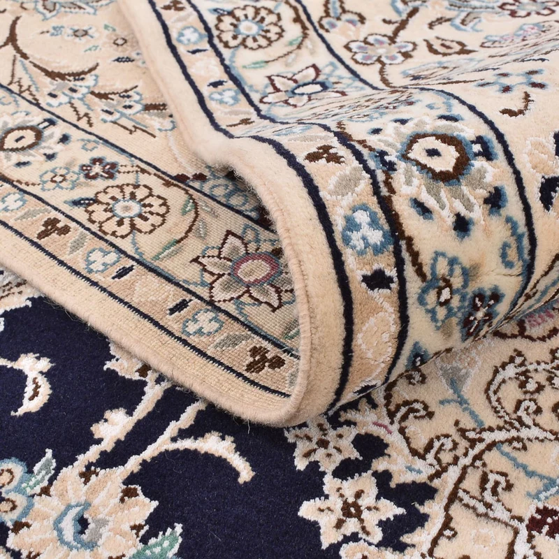 Nain - 9La Teppich 250x303cm - Perserteppich - dunkelblau