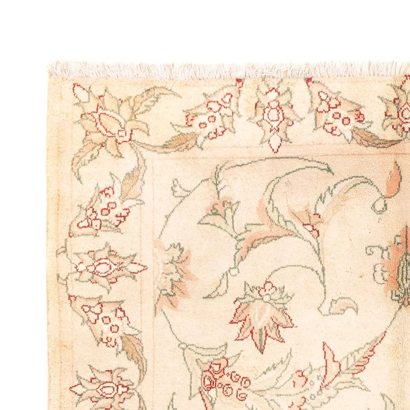 Täbriz - 50 Raj Teppich 150x180cm - Perserteppich - beige