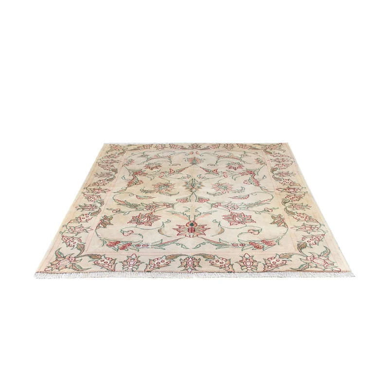 Täbriz - 50 Raj Teppich 150x180cm - Perserteppich - beige