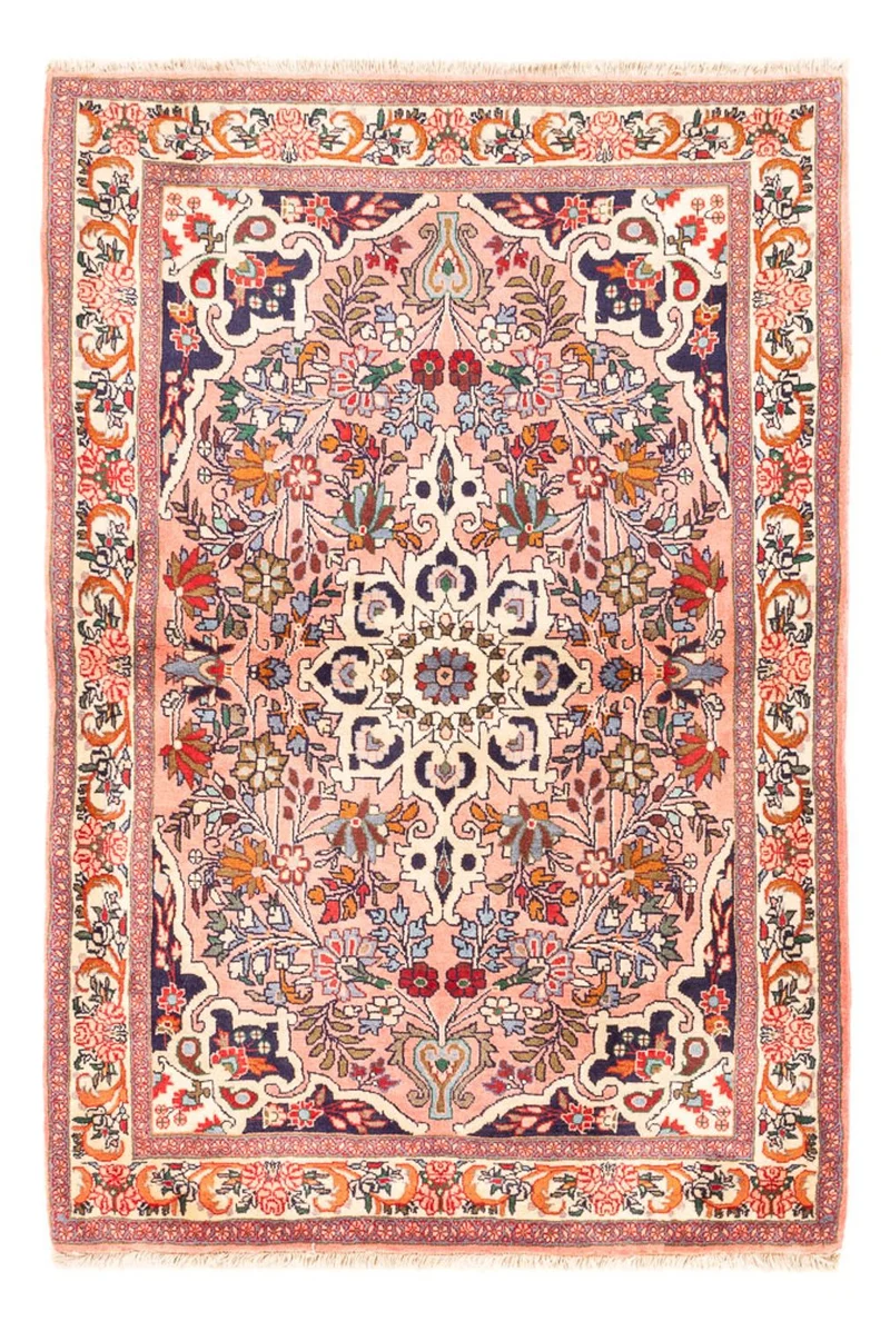 Sarough Teppich 110x170cm - Perserteppich - hellrot