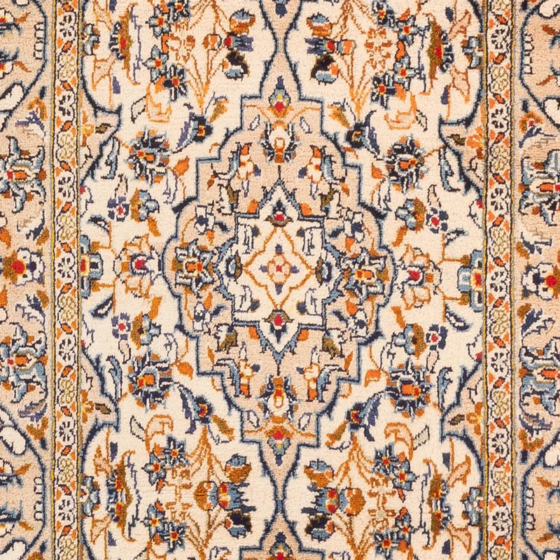 Keshan Teppich 85x310cm - Perserteppich - dunkelbeige