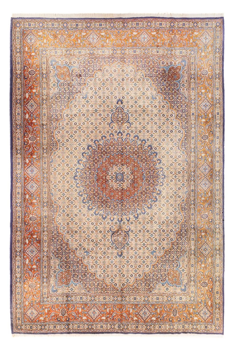 Moud Teppich 255x370cm - Perserteppich - dunkelbeige