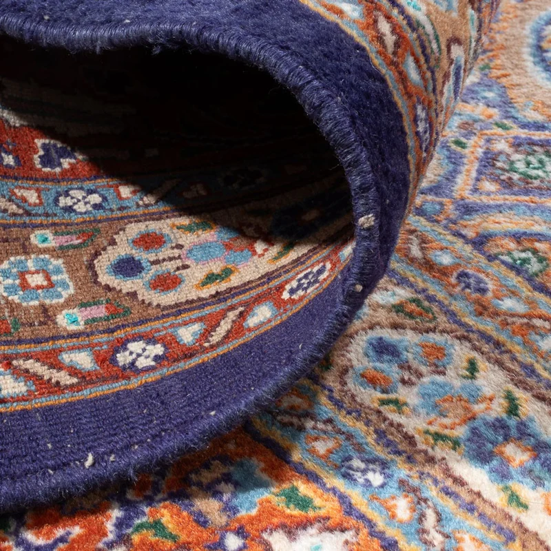 Moud Teppich 255x370cm - Perserteppich - dunkelbeige
