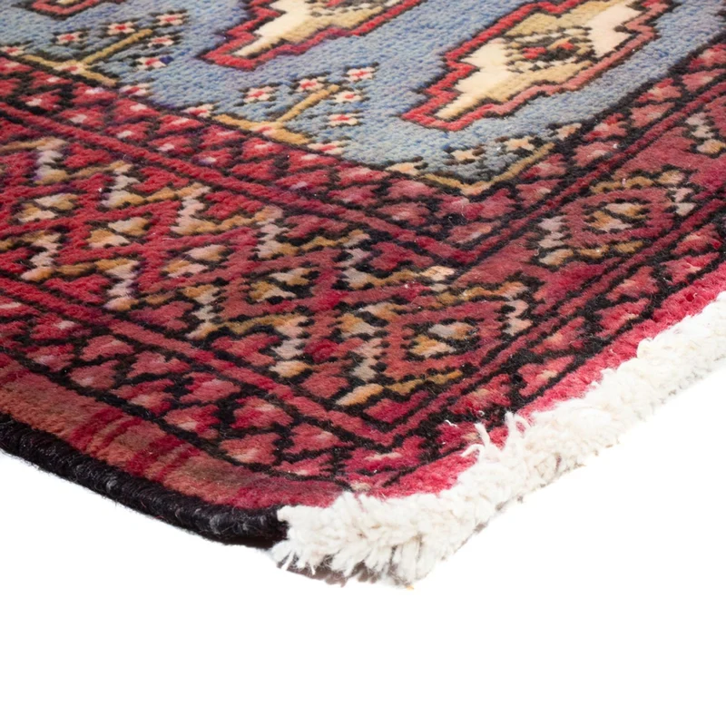Turkaman Teppich 57x136cm - Orientteppich - hellblau
