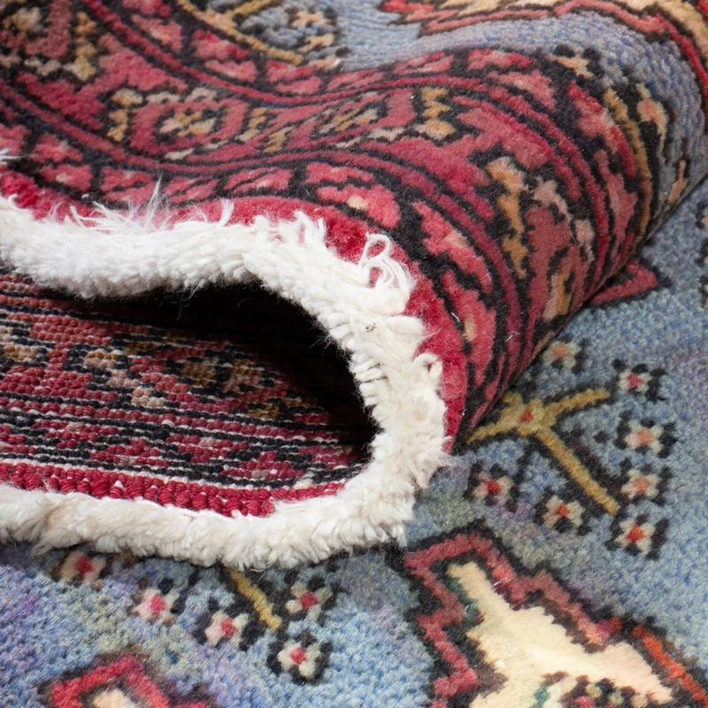 Turkaman Teppich 57x136cm - Orientteppich - hellblau