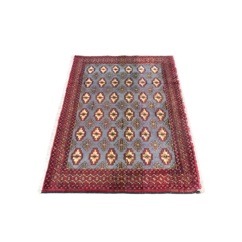 Turkaman Teppich 57x136cm - Orientteppich - hellblau