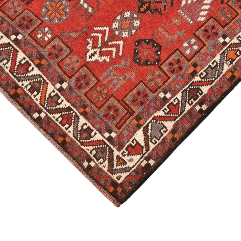 Perserteppich - Nomadic quadratisch - 165 x 184 cm - rot