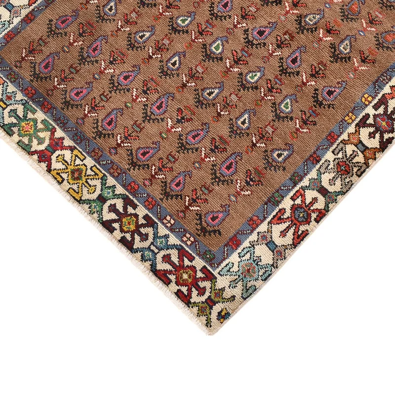 Hamadan Teppich 98x400cm - Perserteppich - rost