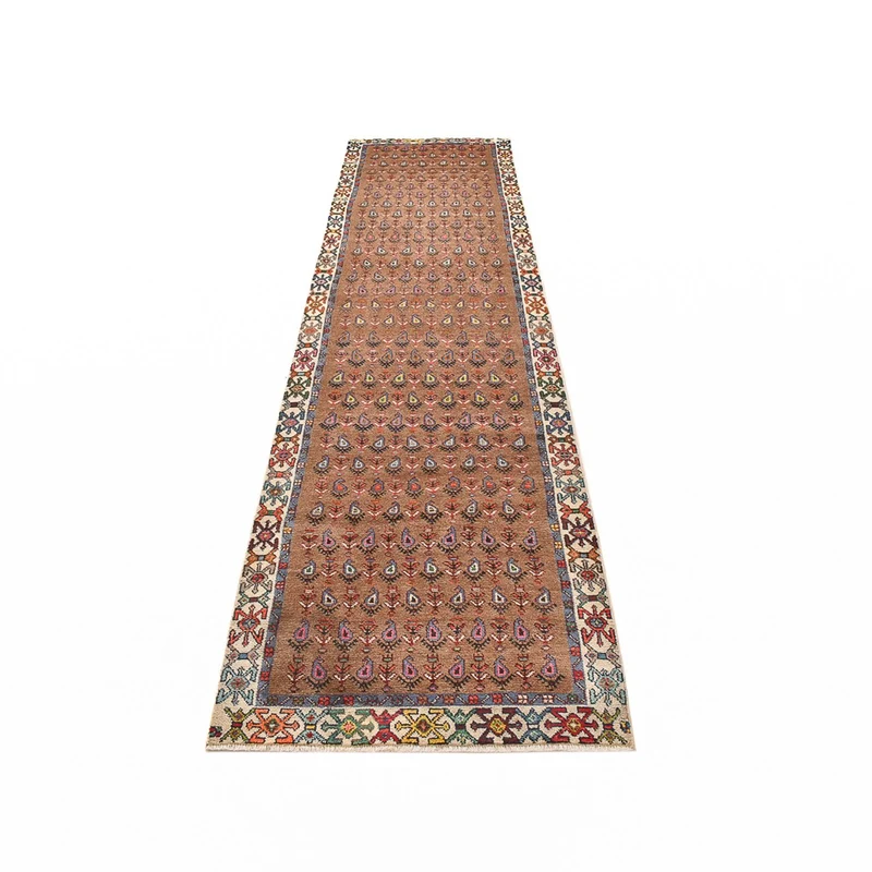 Hamadan Teppich 98x400cm - Perserteppich - rost