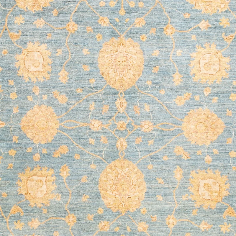Ziegler Teppich - 248 x 343 cm - hellblau