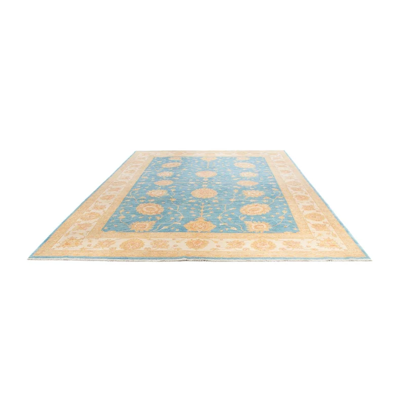 Ziegler Teppich - 248 x 343 cm - hellblau