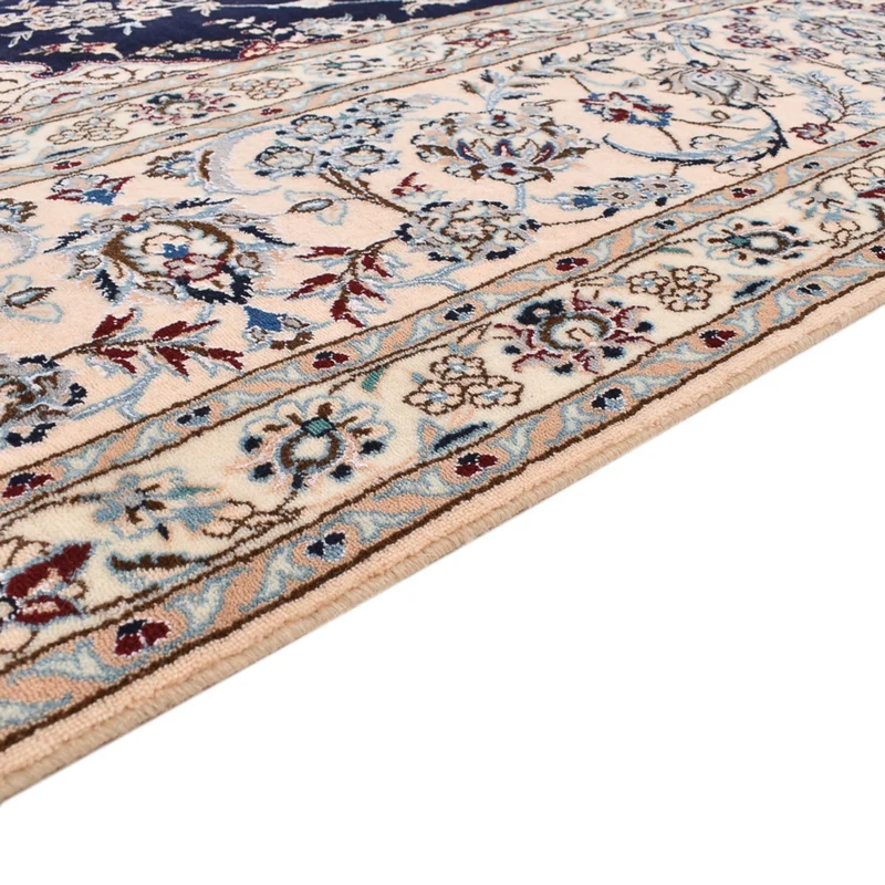 Nain - 6La Teppich 255x362cm - Perserteppich - dunkelblau