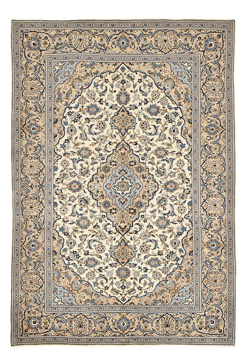 Keshan Teppich 200x295cm - Perserteppich - sand