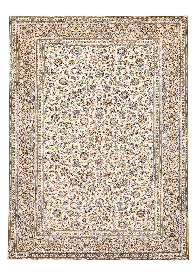 Keshan Teppich 275x382cm - Perserteppich - hellbeige