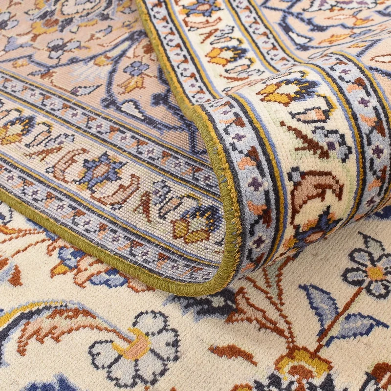 Keshan Teppich 275x382cm - Perserteppich - hellbeige