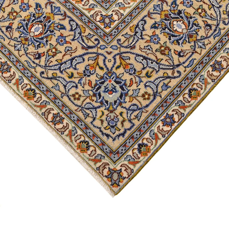 Keshan Teppich 256x355cm - Perserteppich - hellbeige