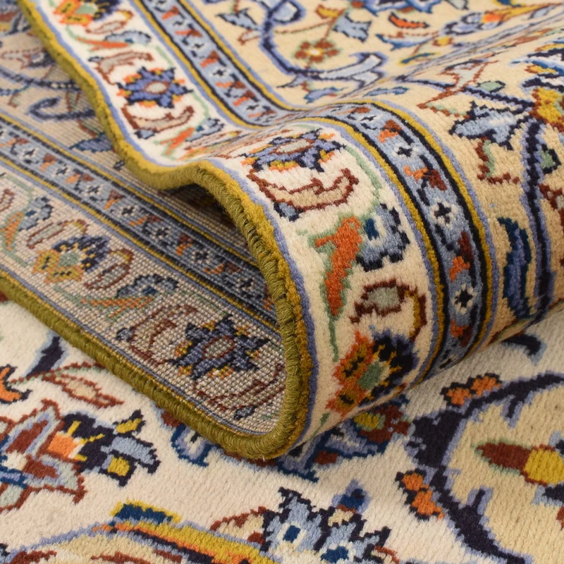 Keshan Teppich 256x355cm - Perserteppich - hellbeige