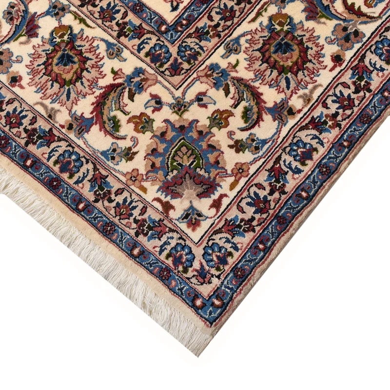 Maschad Teppich 248x352cm - Perserteppich - hellbeige