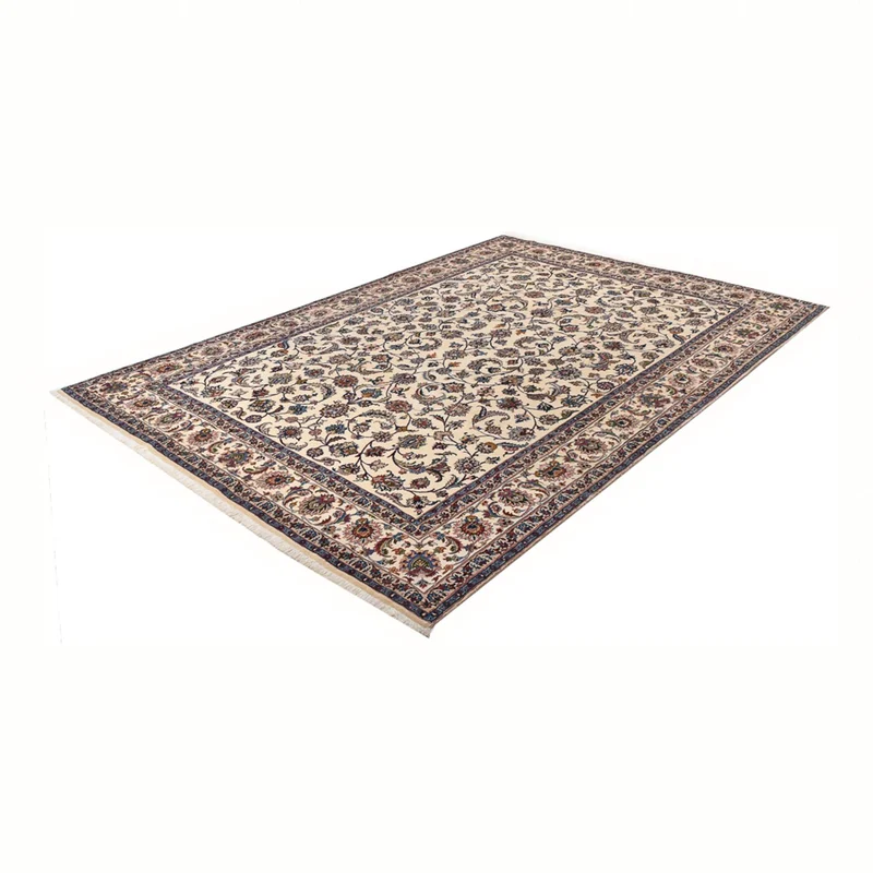 Maschad Teppich 248x352cm - Perserteppich - hellbeige
