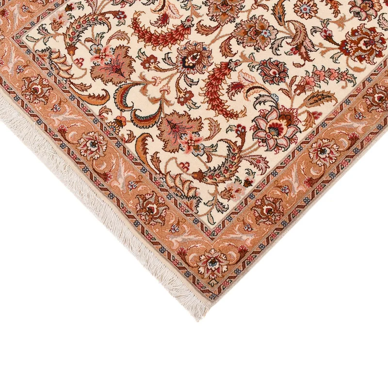 Täbriz - 60 Raj Teppich 79x314cm - Perserteppich - beige