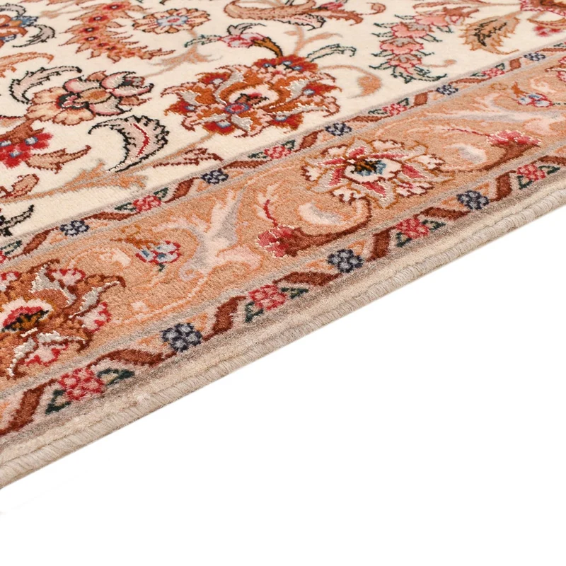 Täbriz - 60 Raj Teppich 79x314cm - Perserteppich - beige