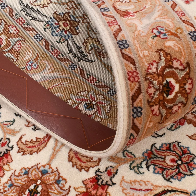 Täbriz - 60 Raj Teppich 79x314cm - Perserteppich - beige