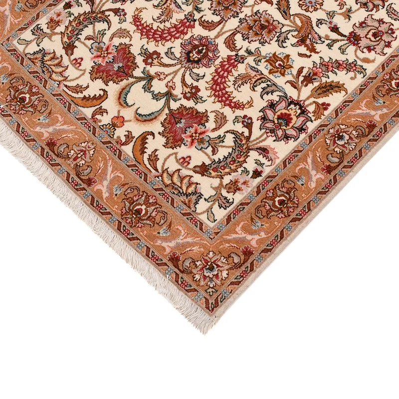 Täbriz - 60 Raj Teppich 72x317cm - Perserteppich - beige