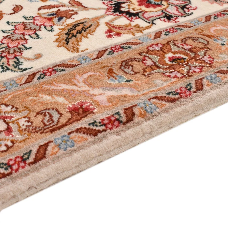 Täbriz - 60 Raj Teppich 72x317cm - Perserteppich - beige