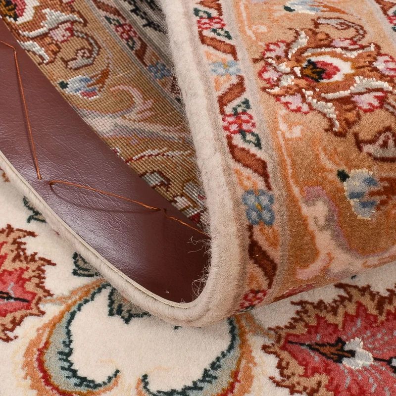 Täbriz - 60 Raj Teppich 72x317cm - Perserteppich - beige