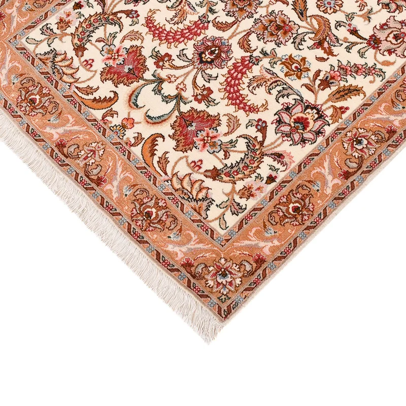 Täbriz - 60 Raj Teppich 80x315cm - Perserteppich - beige
